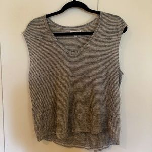 Community V Neck striped T-Shirt
